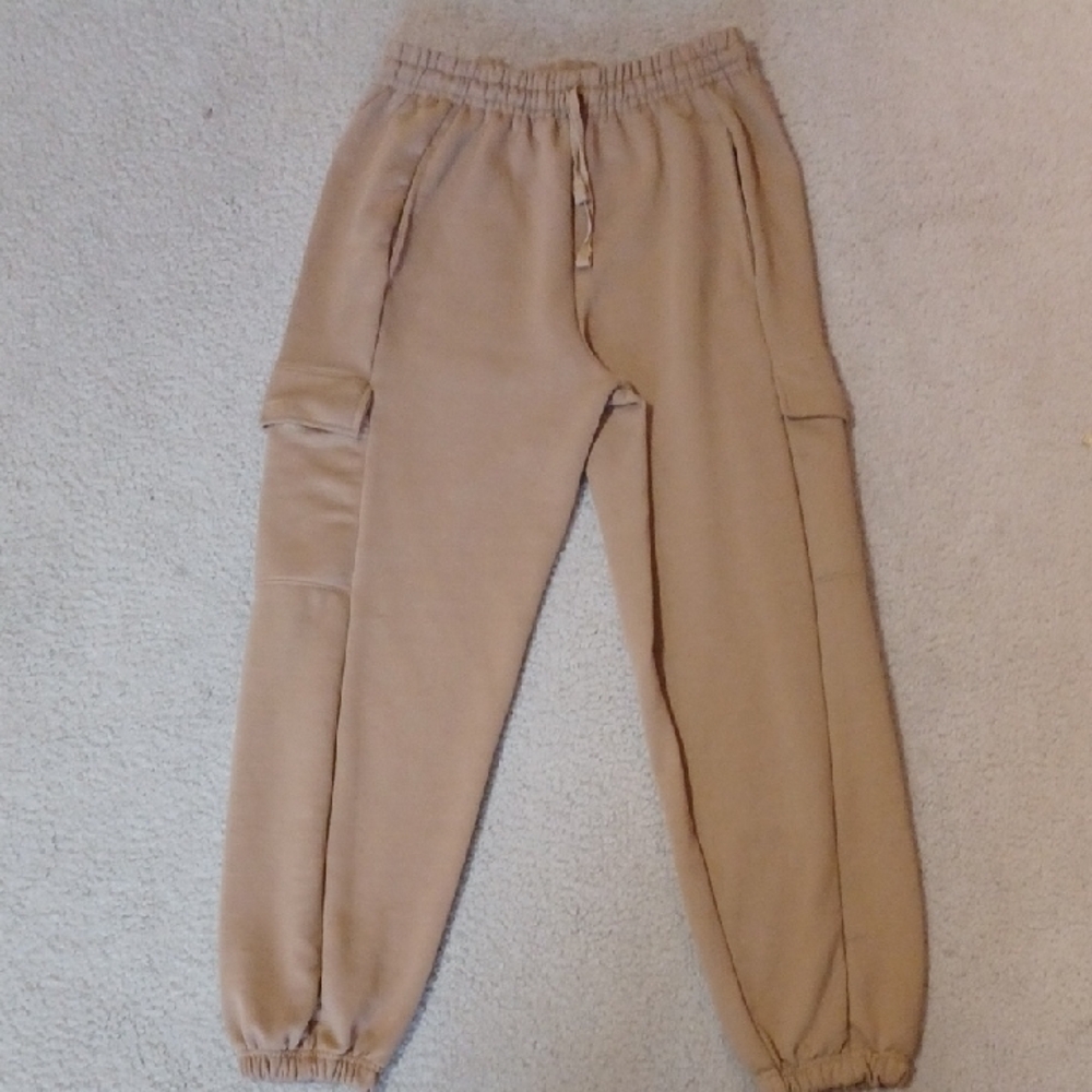 Nicole Miller Sport Camel Joggers With Pockets